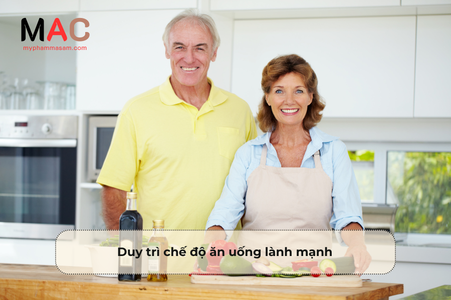 Duy trì chế độ ăn uống lành mạnh