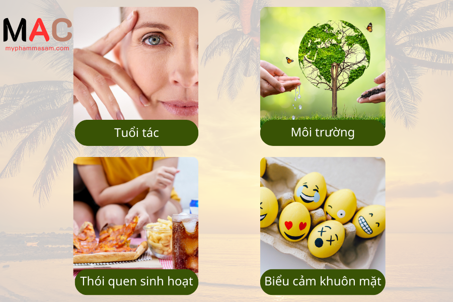 Tại sao nếp nhăn khóe miệng lại hình thành